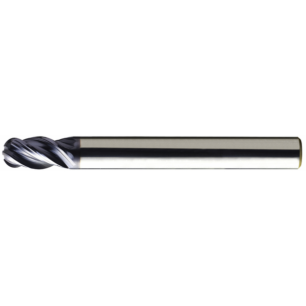 Yg-1 Tool Co V7 Mill Inox 4 Flute Long Length Ball Flat Carbide End Mill EMB75250